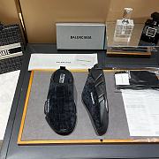 kitlife Balenciaga Black Speed Primeknit Sneaker Mules - 2