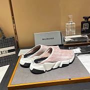 kitlife Balenciaga Pink Speed Primeknit Sneaker Mules - 1