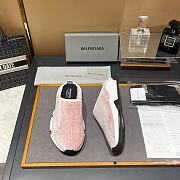 kitlife Balenciaga Pink Speed Primeknit Sneaker Mules - 3