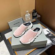 kitlife Balenciaga Pink Speed Primeknit Sneaker Mules - 4