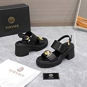 kitlife V-ersace women sandals black  - 2