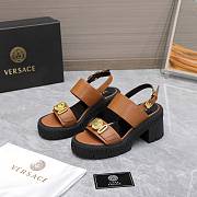 kitlife V-ersace women sandals brown - 5