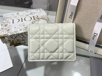 kitlife dior wallet white - 11x9cm