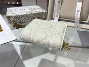 kitlife dior wallet white - 11x9cm - 3