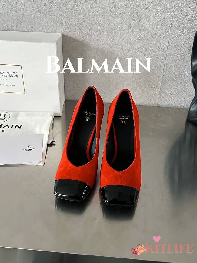 kitlife Balmain hight heels red&black - 1