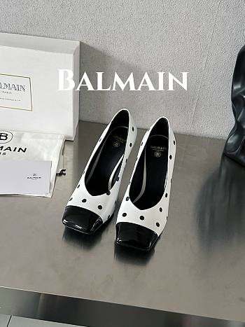 kitlife Balmain hight heels white