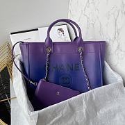 kitlife Chanel shopping bag ombre violet - 34cm - 1