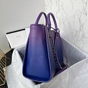 kitlife Chanel shopping bag ombre violet - 34cm - 6