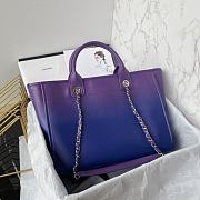 kitlife Chanel shopping bag ombre violet - 34cm - 4