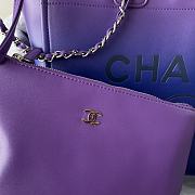 kitlife Chanel shopping bag ombre violet - 34cm - 3