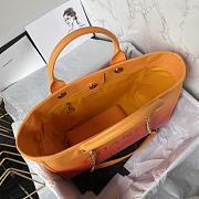 kitlife Chanel shopping bag ombre Orange - 34cm  - 6