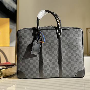 kitlife louis Vuitton Damier Ebène black bag - 41x31x7cm