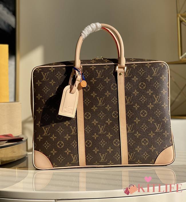kitlife louis Vuitton Damier Ebène brown bag - 41x31x7cm - 1