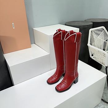 Kitlife MiuMiu hight boots red