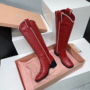 Kitlife MiuMiu hight boots red - 5