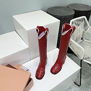 Kitlife MiuMiu hight boots red - 4