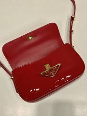 kitlife Prada shoulder bag red Patent leather - 10.5x20.5x4 cm - 2