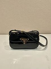 kitlife Prada shoulder bag Black Patent leather - 10.5x20.5x4 cm - 1