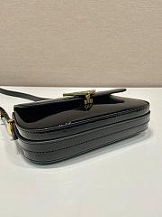 kitlife Prada shoulder bag Black Patent leather - 10.5x20.5x4 cm - 6