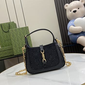 Kitlife Gucci Jackie 1961 black bag - 13x19x3 cm