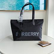 Kitlife burberry tote bag black - 30x24x11 cm - 1