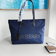 Kitlife burberry tote bag blue - 30x24x11 cm - 1