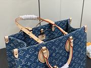 kitlife Louis Vuitton OnTheGo MM Monogram Denim M46871 - 35 x 27 x 14 cm - 2