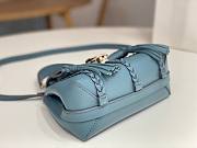 Kitlife CHLOE Penelope leather top-handle bag Blue- 22x14x9cm - 2