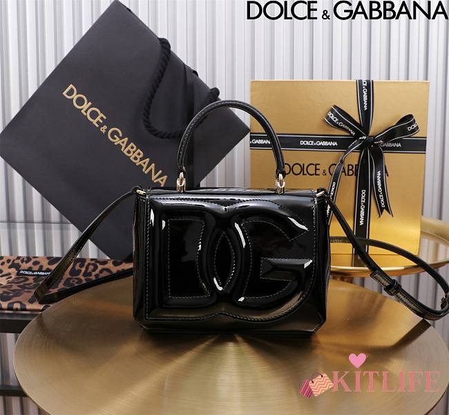 kitlife Dolce & Gabban Top-handle Bag black - 13.5x17.5x6.5cm - 1