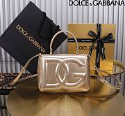 kitlife Dolce & Gabban Top-handle Bag Gold light - 13.5x17.5x6.5cm - 1