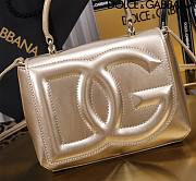 kitlife Dolce & Gabban Top-handle Bag Gold light - 13.5x17.5x6.5cm - 3