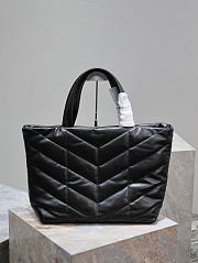 kitlife SAINT LAURENT Puffer Tote Bag black - 57x36x17 cm - 1