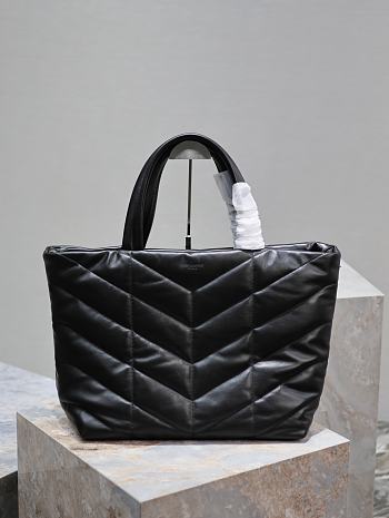 kitlife SAINT LAURENT Puffer Tote Bag black - 57x36x17 cm