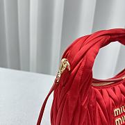 kitlife Miu Miu Wander hobo bag red - 20x6x17 cm - 2