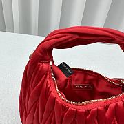 kitlife Miu Miu Wander hobo bag red - 20x6x17 cm - 3