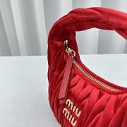 kitlife Miu Miu Wander hobo bag red - 20x6x17 cm - 5