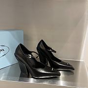 Kitlife Prada Mary Jane Brushed leather pumps black - 95mm - 3
