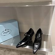 Kitlife Prada Mary Jane Brushed leather pumps black - 95mm - 5