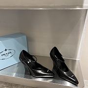 Kitlife Prada Mary Jane Brushed leather pumps black - 95mm - 2