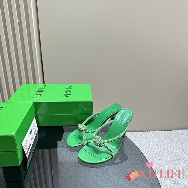 kitlife bottega veneta sandals green - 1