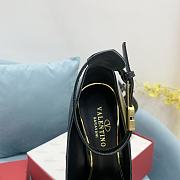 kitlife Valentino Garavani Tan-go Patent Leather High Heel Pump Black 100mm - 3