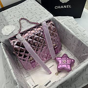 kitlife Chanel Backpack & Star Coin Purse -18.5x23.5x8.5 cm - 3