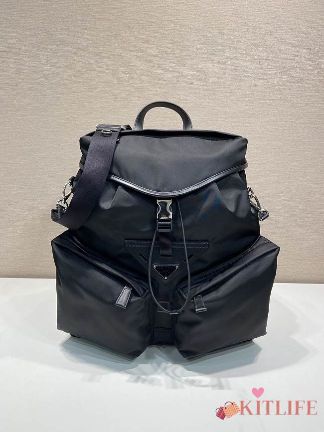 kitlife Prada backpack Bag Black - 38x45x18 cm - 1