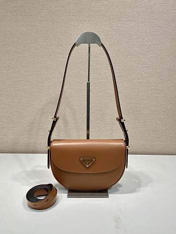 kitlife Prada crossbody bag brown - 20x16x6cm