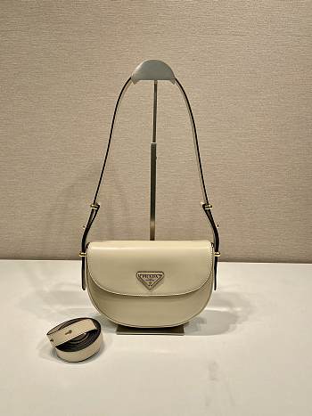 kitlife Prada crossbody bag beige - 20x16x6cm