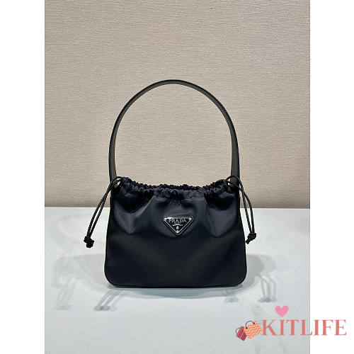 Kitlife Prada Vintage Hobo Bag Black - 23x18x8 cm - 1