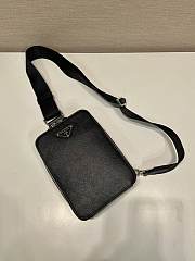 kitlife Prada Men Brique Saffiano leather bag - 14x20x5 cm - 5