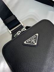 kitlife Prada Men Brique Saffiano leather bag - 14x20x5 cm - 4