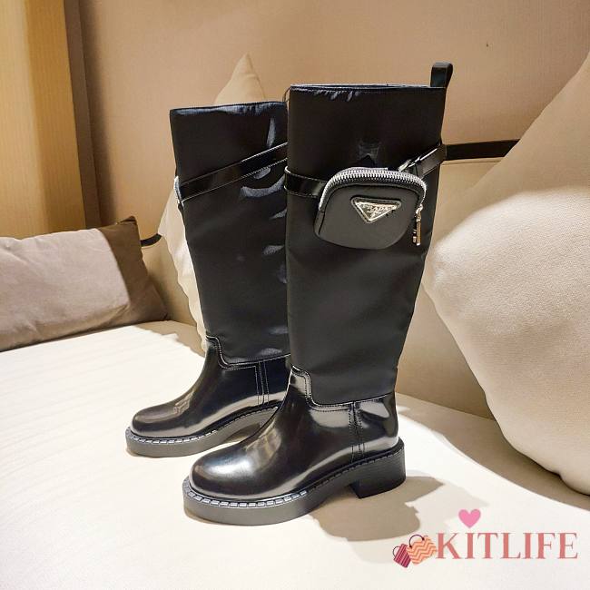 kitkife Prada boots Hight Black  - 1