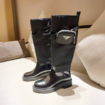 kitkife Prada boots Hight Black 